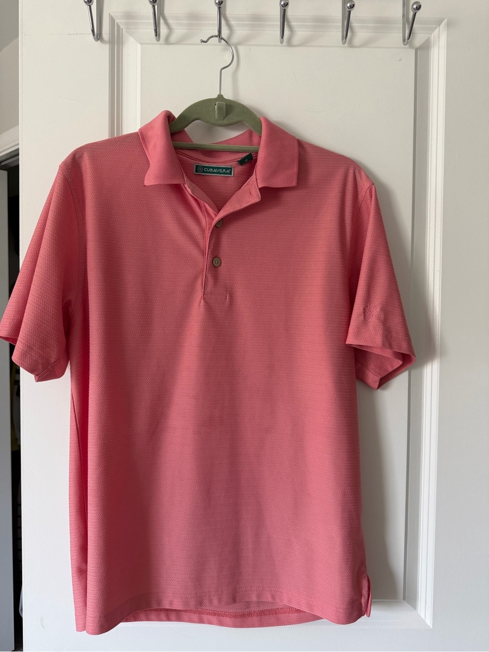 Men’s Cubavera pink polo